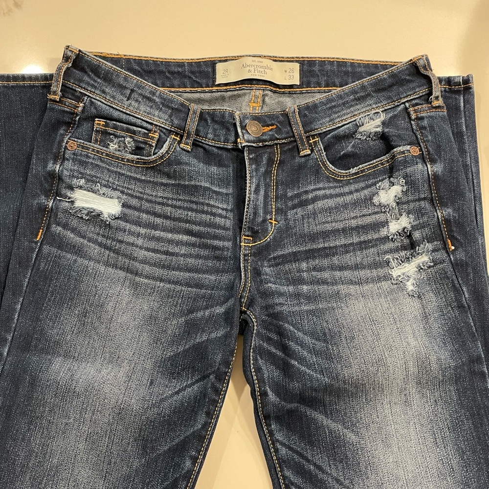 Straight Leg Jeans Abercrombie & Fitch